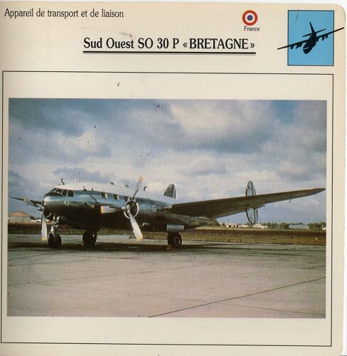 Fiche Avion Sud Ouest So 30 P Bretagne