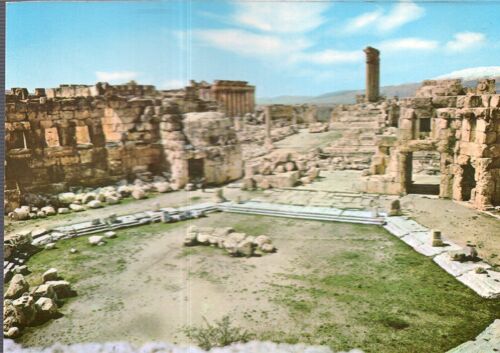 Carte Postale De Baalbeck (Liban) La Cour Hexagonale