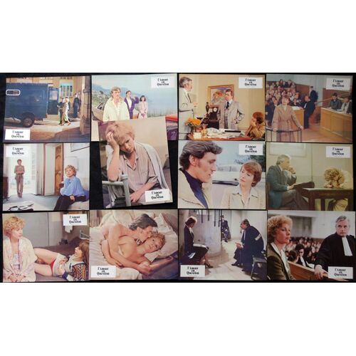L'amour En Question : Jeu De 12 Photos D'exploitation Cinématographique - Format 21x27 Cm - De André Cayatte Avec Annie Girardot, Bibi Andersen, Michel Galabru, Dominique Paturel, John Steiner - 1978