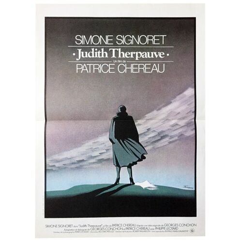Judith Therpauve - Véritable Affiche De Cinéma Pliée - Format 40x60 Cm - De Patrice Chéreau Avec Simone Signoret, Philippe Léotard, Robert Manuel - 1978