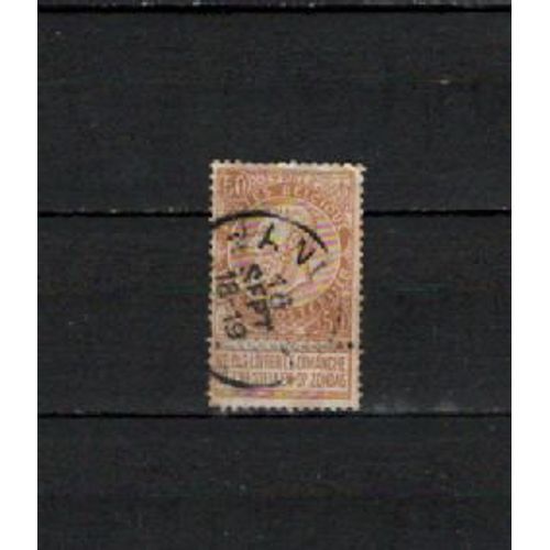 N° 62 Timbre Belgique Oblitere De 1893 Cote : 20 