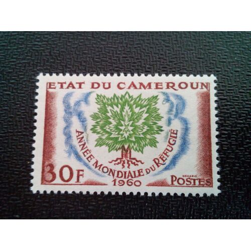 Timbre Cameroun Yt 312 Année Mondiale Des Réfugiés 1960 ( 05204 )