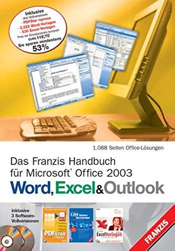 Das Franzis Handbuch Fã?R Microsoft Office 2003, M. 2 Cd-Roms