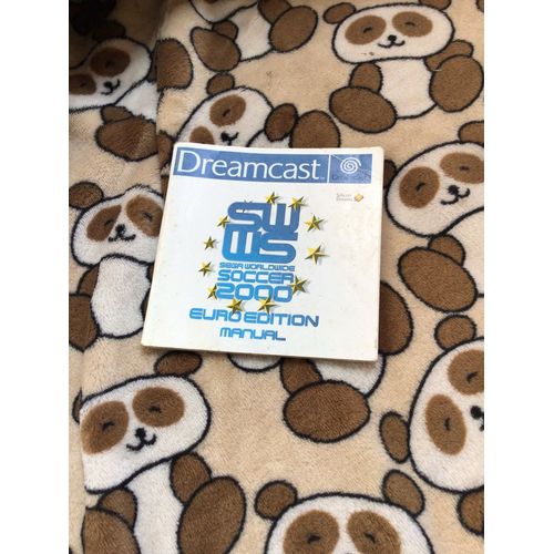 Sega worldwide soccer 2000 euro edition manual. Notice seule du jeu.