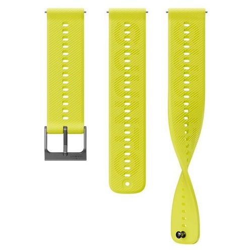 Suunto Athletic 6 - Bracelet De Montre Pour Montre Intelligente - 22 Mm, Silicone - Taille Small/Medium - Citron Vert - Pour Suunto 9 Peak Pro, Ocean, Race, Race S, Run, Vertical