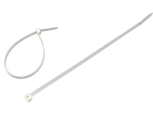 VALUE Bande de fixation, 25cm, 4,8mm, coudée, 100 pièces