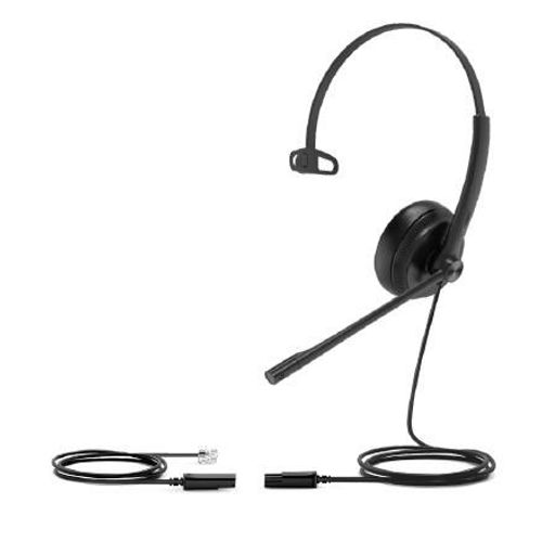 Yealink YHS34 Casque Avec fil Arceau Bureau/Centre d'appels Noir