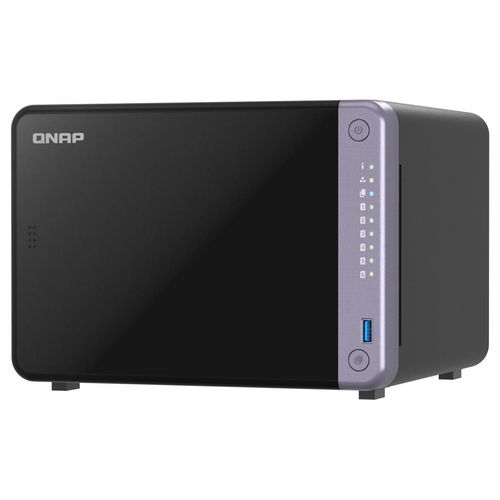 QNAP TS-632X-4G serveur de stockage NAS Tower Alpine Alpine AL-524 4 Go DDR4 QNAP QTS Noir