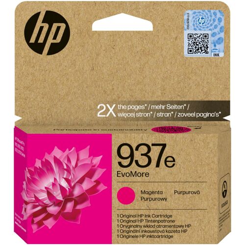 HP 937e EvoMore - 20 ml - magenta - original - Officejet - cartouche d'encre - pour Officejet Pro 9110b, 9120, 9120b, 9120e, 9130b, 9130e, 9720, 9720E, 9730, 9730e