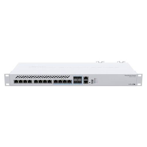 Mikrotik CRS312-4C+8XG-RM commutateur réseau Géré L3 10G Ethernet (100/1000/10000) 1U Blanc