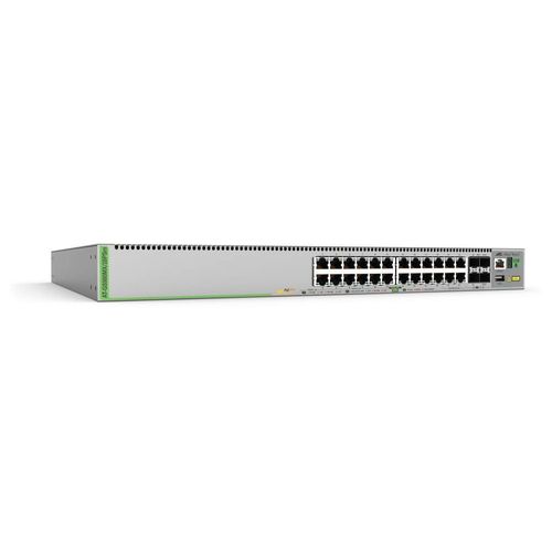 Allied Telesis AT-GS980MX/28PSM-50 commutateur réseau Géré L3 Gigabit Ethernet (10/100/1000) Connexion Ethernet, supportant l'alimentation via ce port (PoE) 1U Gris