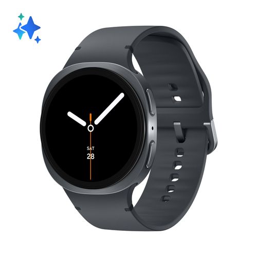 Samsung Galaxy Watch8 Galaxy Watch 8 1.3" AMOLED 40 mm Numérique 438 x 438 Écran tactile Graphite Wifi GPS (satellite)