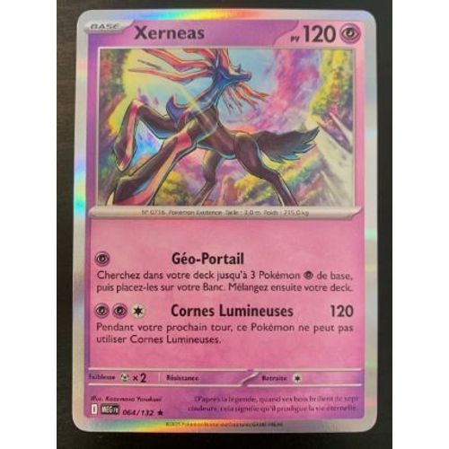 Pokémon Xerneas 064 / 132 Holo Meg Méga Evolution