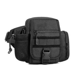 Sac banane tactique avec poche pour bouteille d'eau - idéal pour une utilisation quotidienne dans les sports de plein air