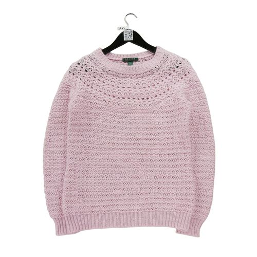 Reconditionné - Pull Femme En Laine Rose - Taille L - Femme - Rose