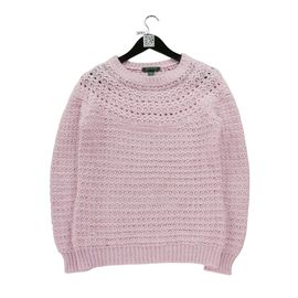 Reconditionné - Pull Femme En Laine Rose - Taille L - Femme - Rose