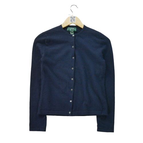 Reconditionné - Gilet Femme Laine Et Cachemire Marine - Taille Xs - Femme - Marine