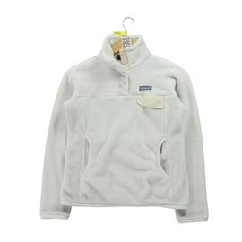 Reconditionné - Pull Polaire Femme Snap-T Polartec - Taille S - Femme - Blanc