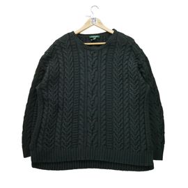 Reconditionné - Pull Femme En Maille Torsadée Noir - Taille 3xl - Femme - Noir