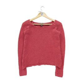 Reconditionné - Pull Femme En Lin Rouge - Taille M - Femme - Rouge