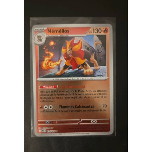 Carte Pokémon Reverse Némélios 024/132 Meg Méga-Evolution Fr Pokefantasyy