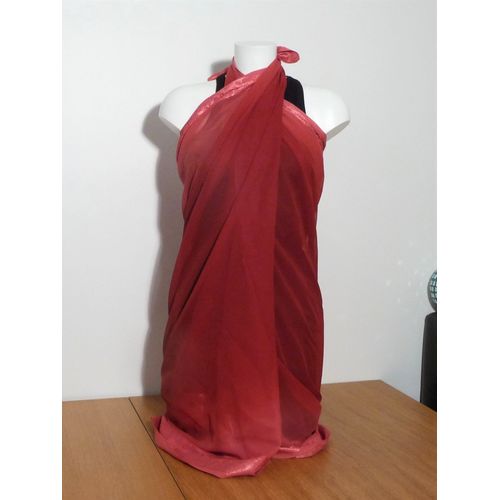 Etole/ Paréo Rectangulaire Dégradé Du Rouge Au Rose- 173*108cm
