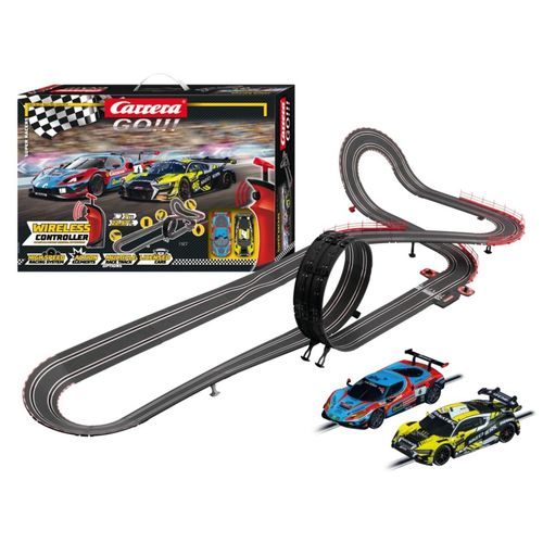 Circuit Super Racers [Wireless-Sans Fils] Noir-Carrera Toys