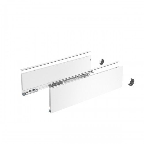 Kit tiroir profils paroi fine AvanTech YOU - hauteur 139 mm - argent - longueur 300 mm HETTICH