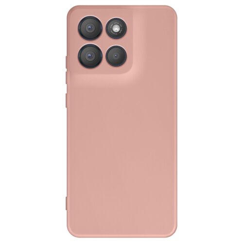 Coque pour Moto G86 / G86 Power Soft-Touch en Silicone Série Fast Cover Rose
