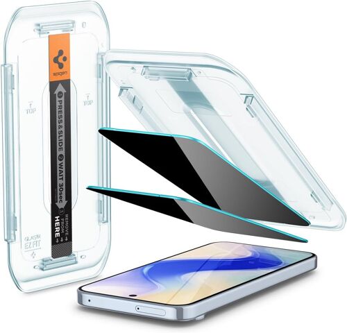 KALANKA-Glas.tR EZ Fit Verre Trempé pour Google Pixel 10, 10 Pro, Pixel 9, Pixel 9 Pro, 2 Pièces, Anti-Espion, Installation Facile, Dureté 9H, Résistant aux Rayures, Protection écran