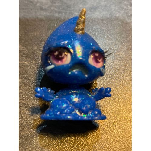 Jouet figurine licorne bleu 