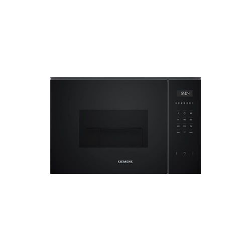 Siemens - Micro-onde. 38 cm. 900 w (grill 1.20kw). Humidclean. Display blanc. Noir be555lmb1