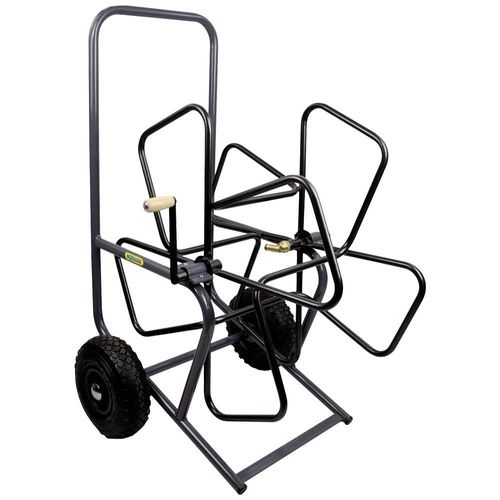 Dévidoir de tuyau sur roues Profi 200 m nu ? métal