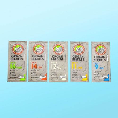 ORGAN-Machine à coudre domestique,5 pièces/paquet,pour SINGER BROTHER taille 8,9,10,11,12,14,16,18 #F