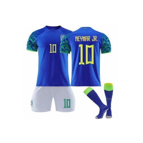 Maillot Brésil Extérieur 2022/23 Neymar Jr #10 ¿ Ensemble Football T-Shirt & Short Adulte & Enfant
