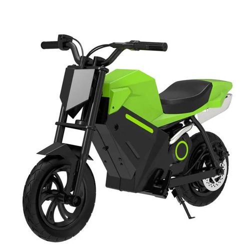Ovivo Adv250 - Moto Électrique Pour Enfants - 21,6 V 4 Ah - Autonomie Maximale 14 Km - 12,5 Pouces - Vert