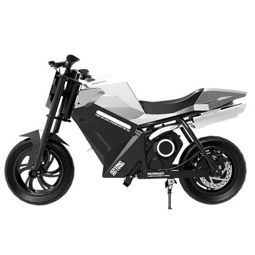 Ovivo Adv250 - Moto Électrique Pour Enfants - 21,6 V 4 Ah - Autonomie Maximale 14 Km - 12,5 Pouces - Argent