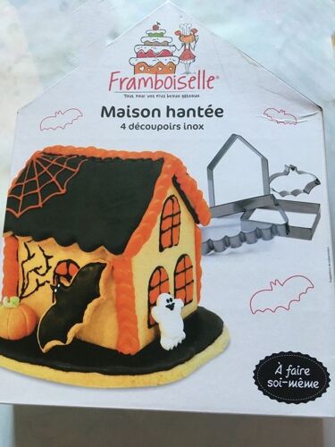 Halloween : kit decoupoirs inox pour fabriquer une maison hantée - framboiselle