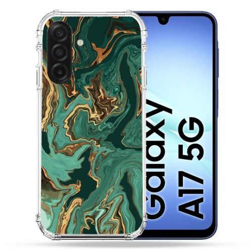 Coque Renforcée Pour Samsung Galaxy A17 5g Texture Marbre Vert