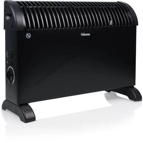 Tristar KA-5102 Radiateur convecteur mobile ¿ 3 niveaux 750/1250/2000 W ¿ Thermostat réglable ¿ Turbo ¿ silencieux ¿ Noir