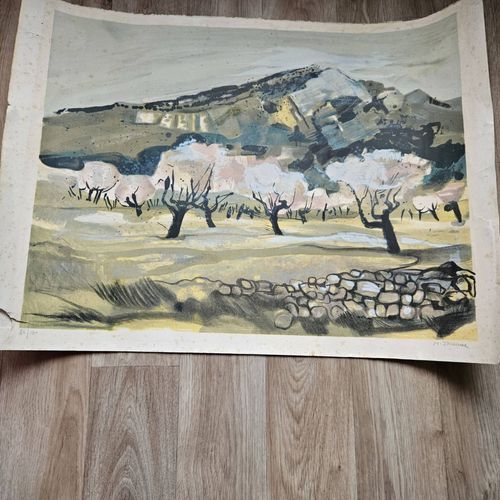 Lithographie De Michel Jouenne