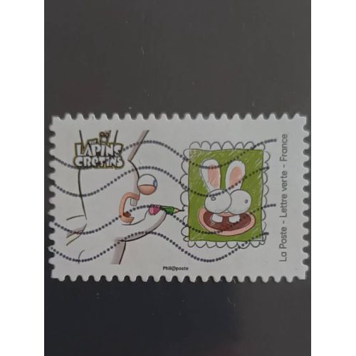 R70 - Oblitéré France Autoadhesif N°1892 - Année 2020 -" The Lapins Crétins : Auto Du Lapin Crétin --.