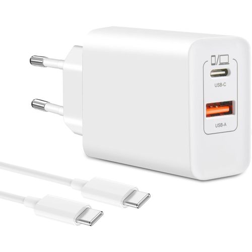 CMWX-45W Chargeur Rapide pour pour Google Pixel 10Pro/10Pro XL/10Pro Fold, Google Pixel 9Pro/9/9Pro XL/9a/8/8Pro/7/7Pro, Pixel Watch 4/3, 2 Ports Chargeur Rapide mâle avec 2M câble de Charge USB-C