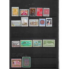 16 Timbres Neufs Algérie Divers 1968