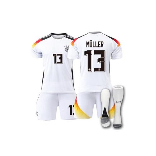 Allemagne Euro 2024/25 Domicile ¿ Maillot De Football Muller #13 Ensemble 3 Pièces T-Shirt Short Chaussettes