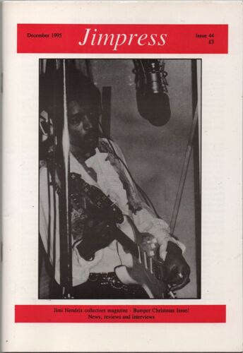 Jimpress N°44 : Jimi Hendrix Collectors Magazine ( En Anglais )
