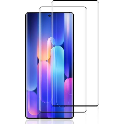 JGD-Verre Trempé pour Honor 70,2 Pièces film trempées [3D Incurvé Couverture Complète][Haute Sensibilité] [Sans Bulless] protection ecran film