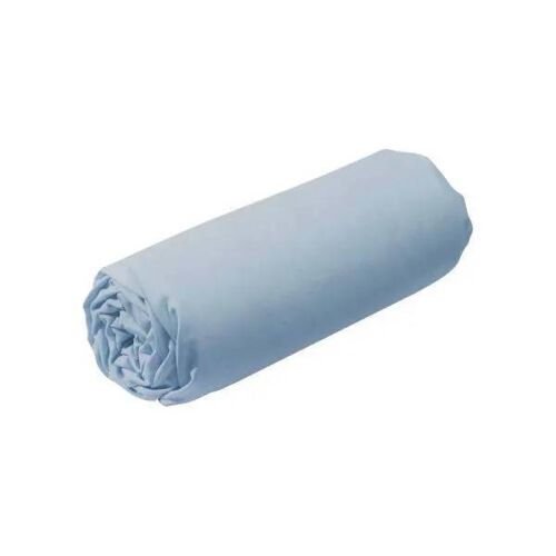 Lot De Drap Housse Et Protège-Matelas - Coton - 140x190 Cm - Imperméable - Couleur Ciel - Lavage 60°C