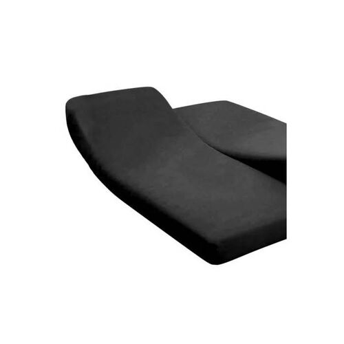 Drap Housse - 140 X 190 Cm - Pour Lit Articulé France - Noir