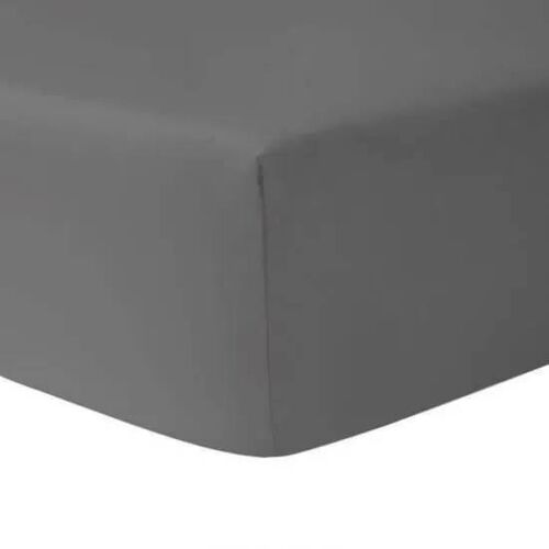 Drap Housse Anthracite 90 X 190 Cm + Protège Matelas Imperméable 90 X 190 Cm - Homerokk